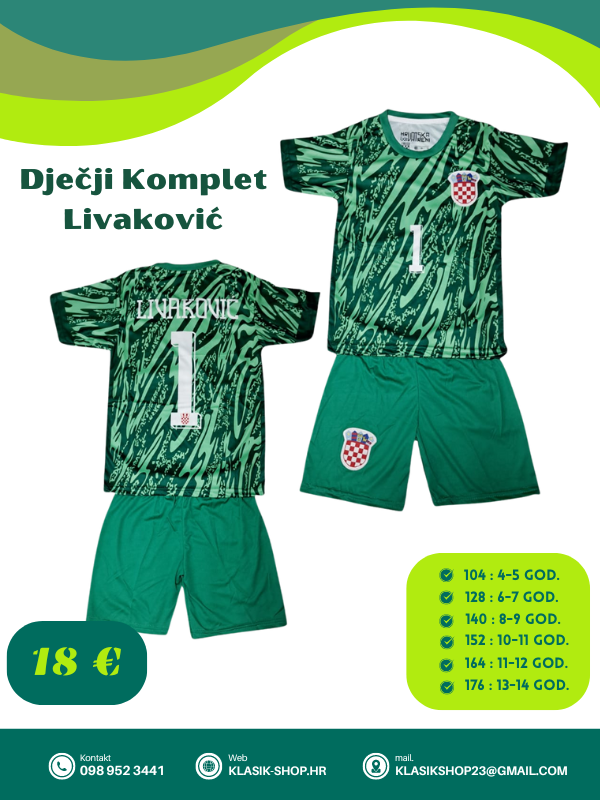 Dječji dres komplet Livaković