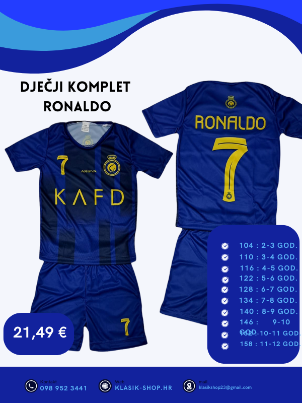 Dječji dres komplet RONALDO