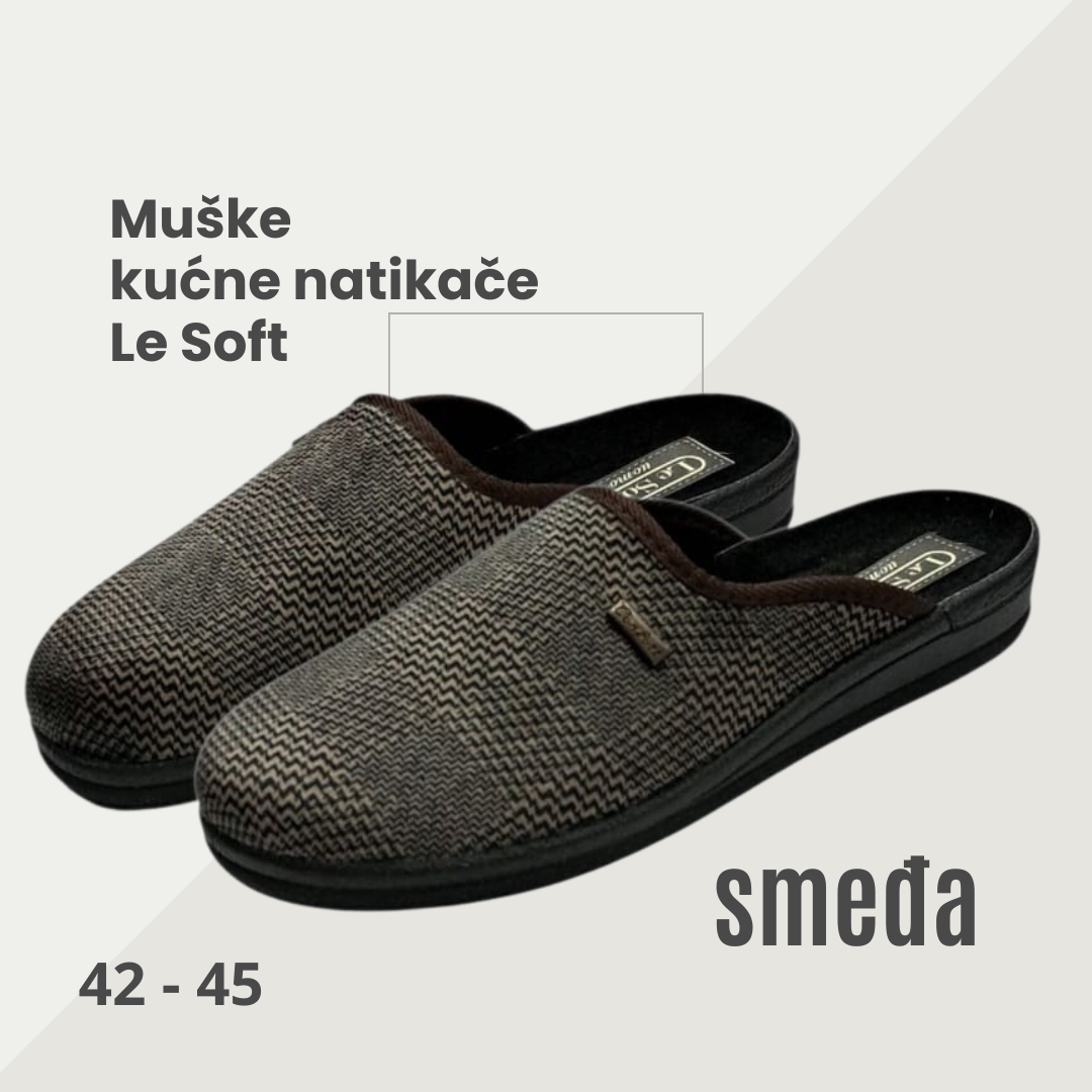 Muške kućne natikače Le Soft 90102