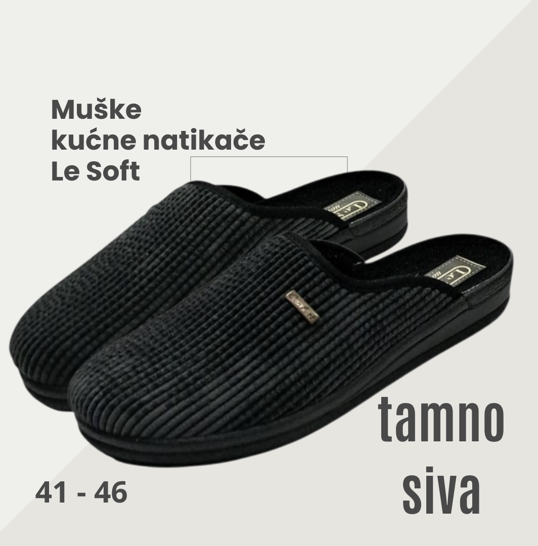 Muške kućne natikače Le Soft 90101