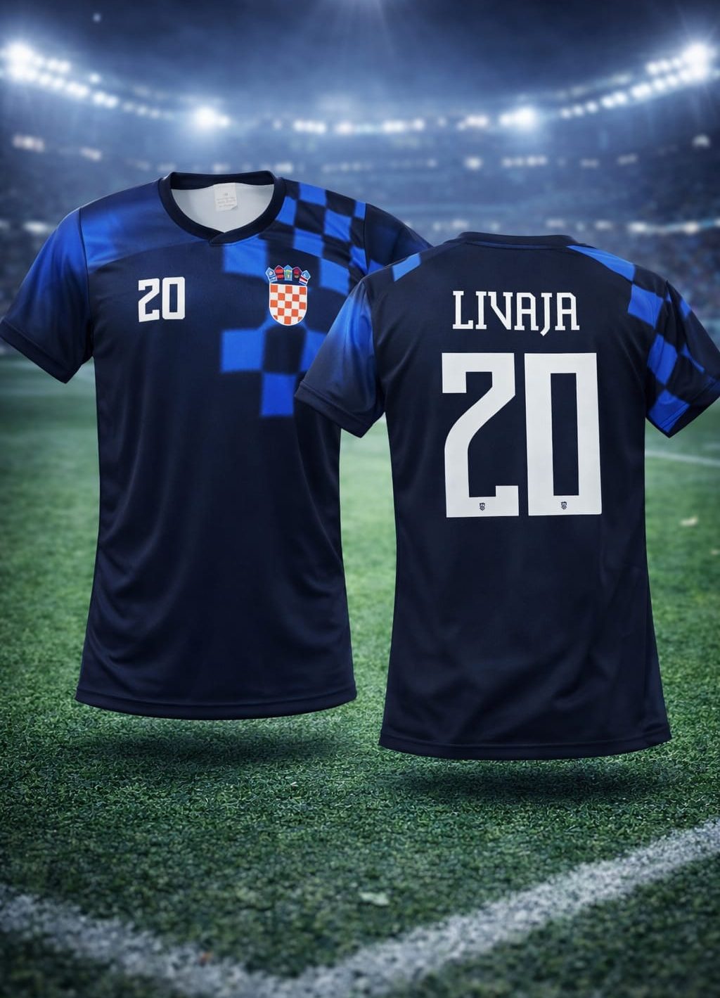 Nogometni dres Hrvatska LIVAJА 20 – majica za odrasle