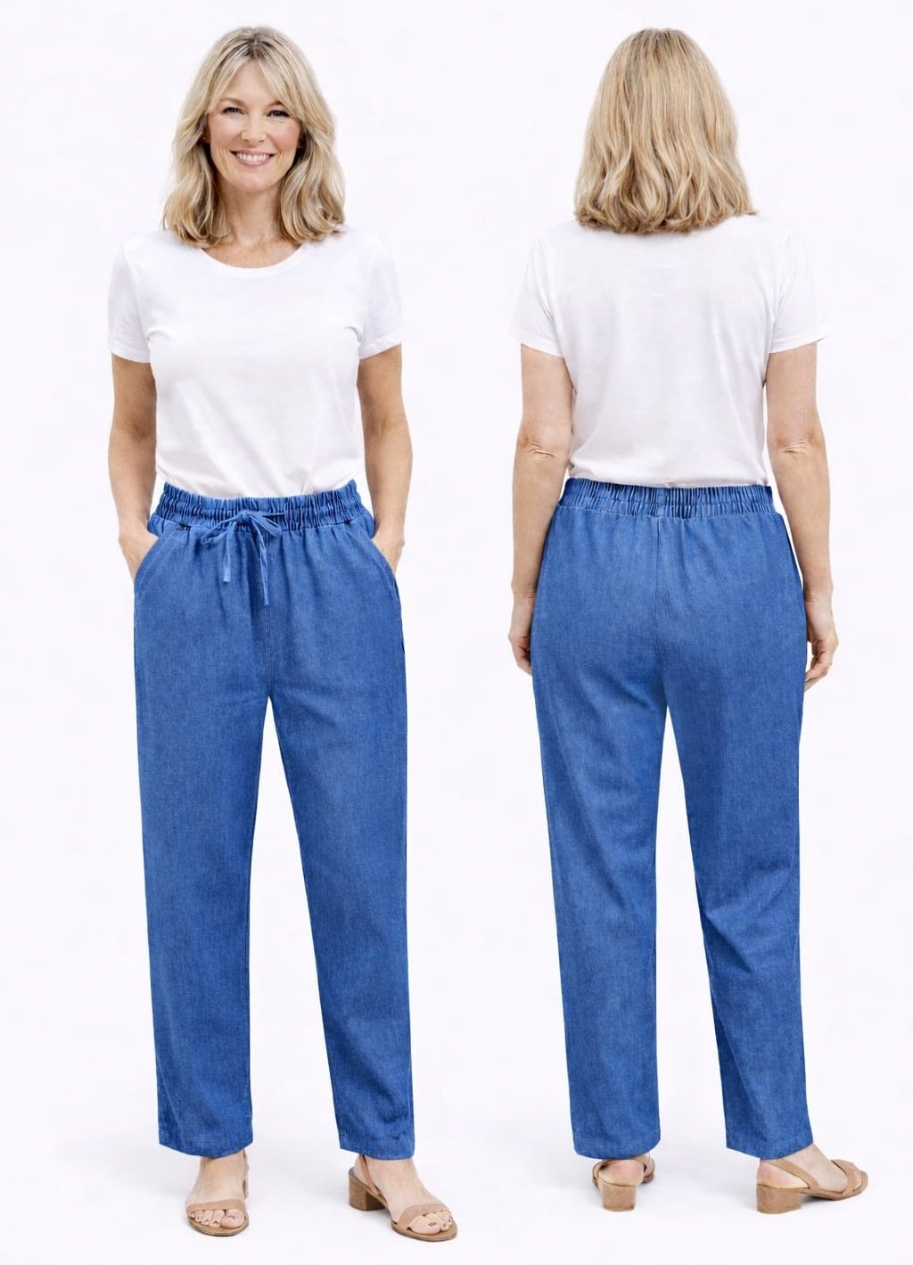 Ženske ljetne traper hlače | Lagane i elastične