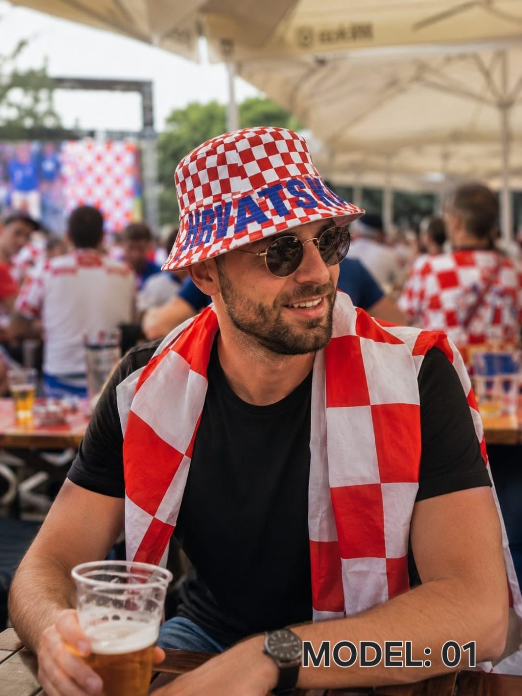 Navijački šešir Hrvatska – Bucket Hat