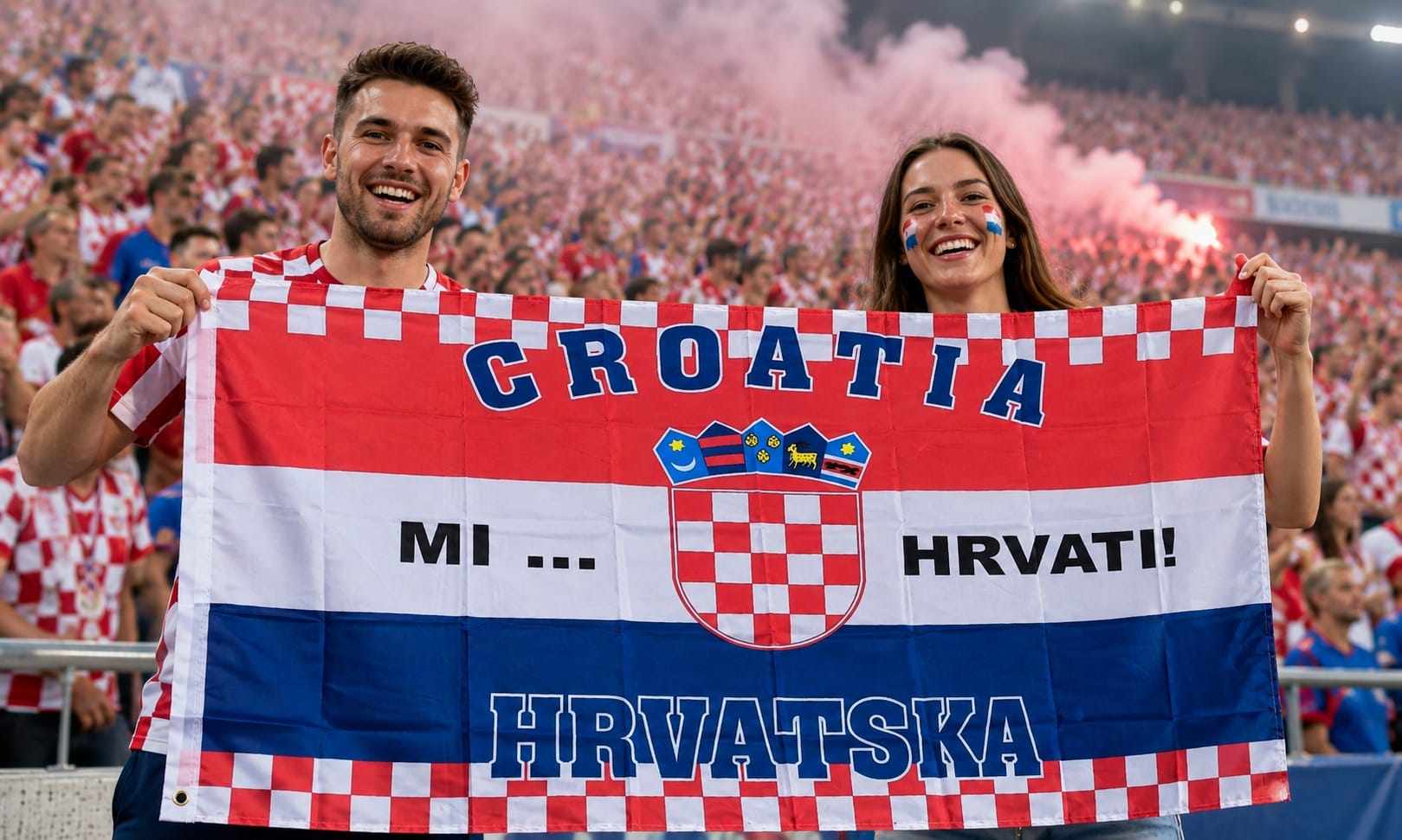 Navijačka zastava Hrvatska