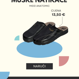 Muške natikače Midd anatomic – Klompe i natikaće