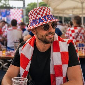 Navijački šešir Hrvatska – Bucket Hat – Navijački rekviziti