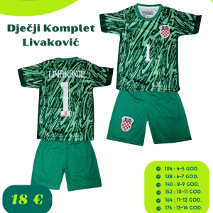 Dječji dres komplet Livaković – Nogometni dresovi