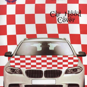 Navijačka navlaka za automobile, univerzalna veličina (kockasta) – Navijački rekviziti