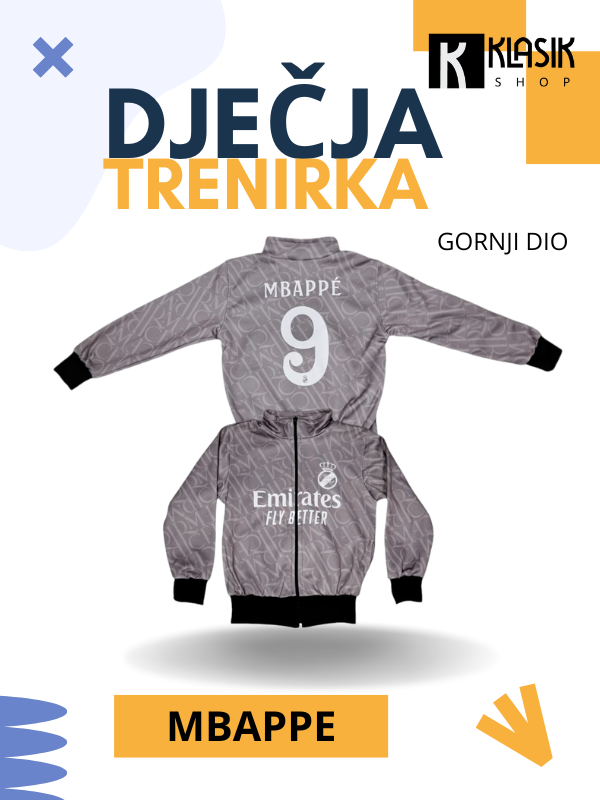 Dječja trenirka gornji dio MBAPPE – Djeca