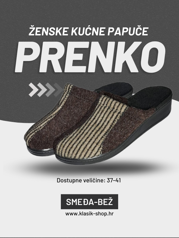 Ženske kućne papuče PRENKO – Klompe i natikaće