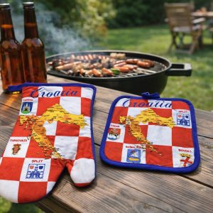 Kuhinjska rukavica Croatia – Navijački rekviziti