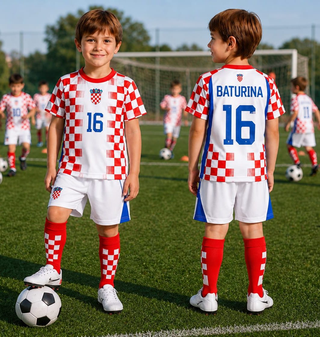 Dječji hrvatski nogometni komplet 2026