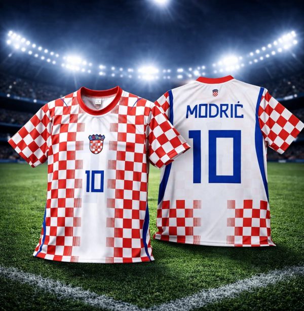 Hrvatski nogometni dres 2026 – odrasli (crveno-bijeli) – Nogometni dresovi – fotografija 2