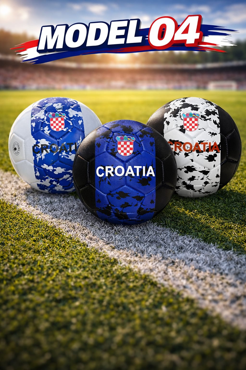 Nogometna lopta – Model 04 | Veličina 5, više boja – Navijački rekviziti