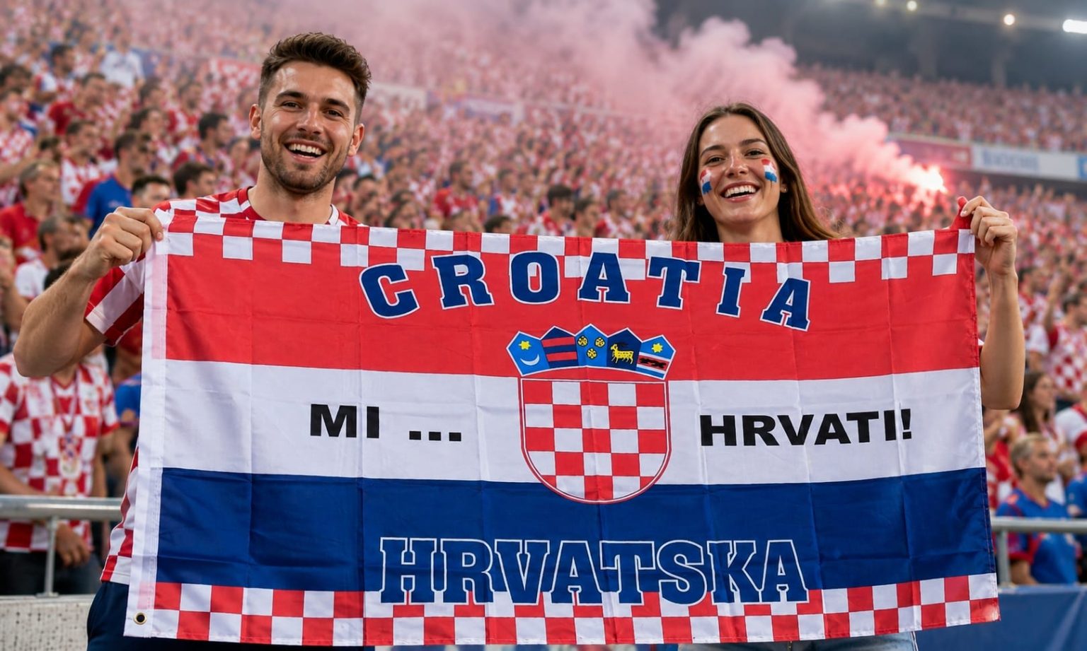 Navijačka zastava Hrvatska – Navijački rekviziti