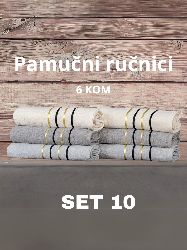 Veliki pamučni ručnici (140cmX70cm) 6kom – Dom i kućanstvo