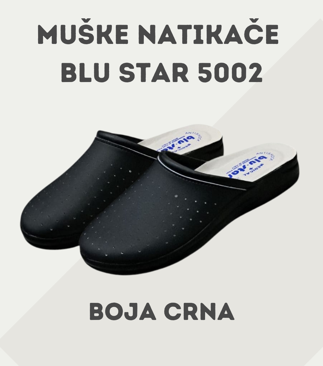 Muške natikače Blu Star 5002 – udobne i praktične – Klompe i natikaće – fotografija 2