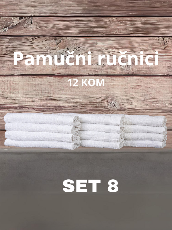 Pamučni ručnici (90cmx50cm) 12kom – Dom i kućanstvo – fotografija 2