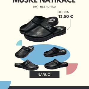 Muške natikače Dix – bez rupica – Klompe i natikaće