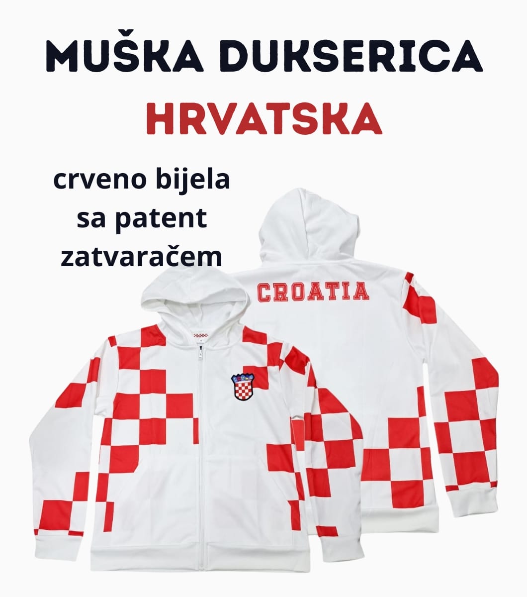 Muška dukserica Hrvatska – fotografija 2