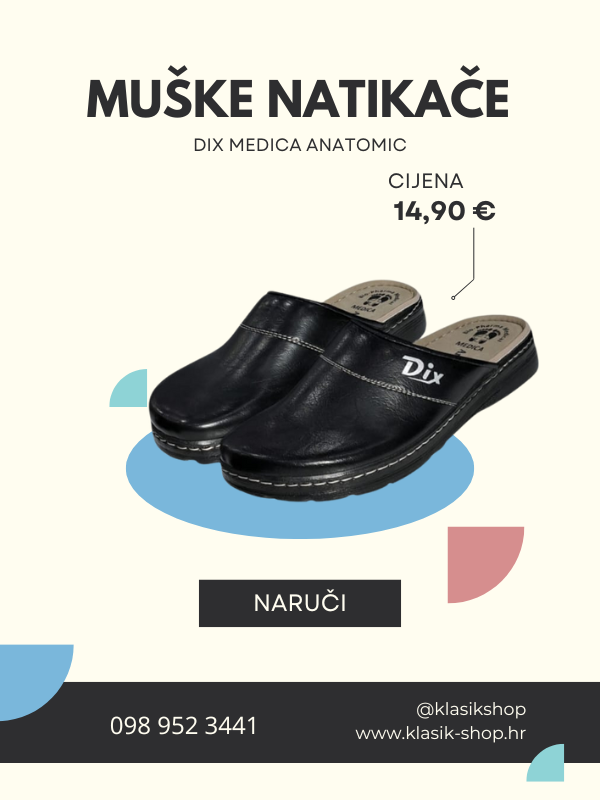 Muške natikače Dix medica anatomic – Klompe i natikaće