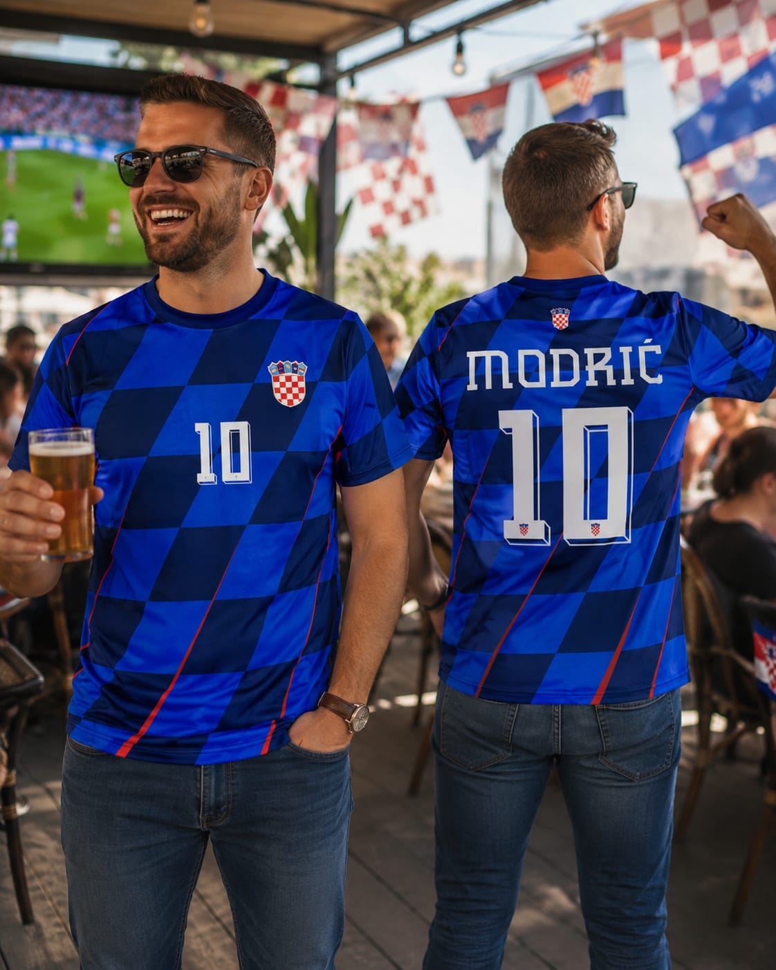Odrasli dres Modrić 10 – Model 103 – plava – Nogometni dresovi