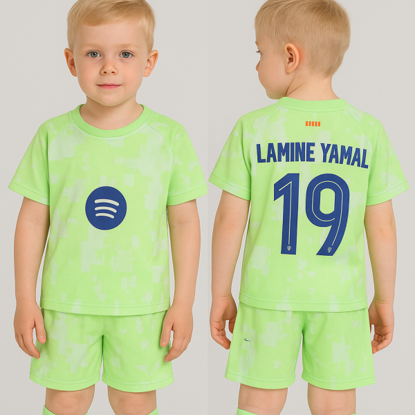 Dječji dres FC Barcelone – Lamine Yamal #19 – Nogometni dresovi