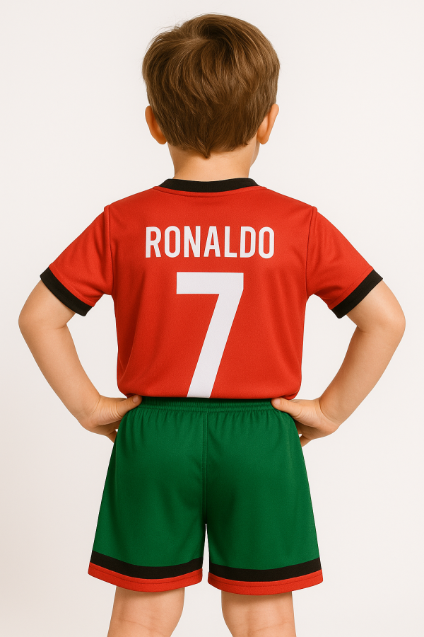 Dječji dres komplet Ronaldo – Nogometni dresovi – fotografija 2