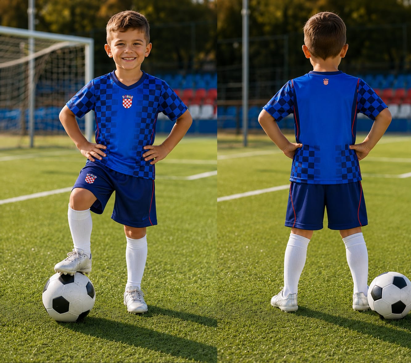Dječji nogometni komplet 2026 – model bez natpisa (komplet) – Nogometni dresovi – fotografija 2