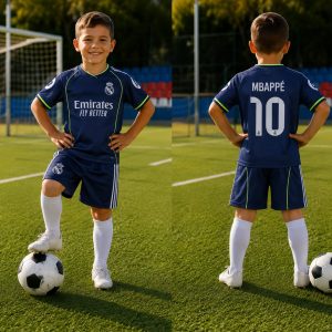 Dječji dres Real Madrid – Mbappé #10 (tamno plava verzija) – Nogometni dresovi