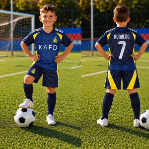 Dječji dres komplet Ronaldo 7 – plavi – Nogometni dresovi