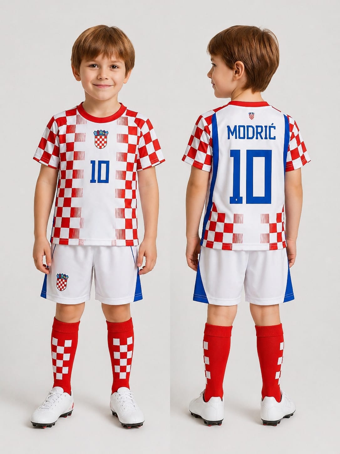 Hrvatski nogometni dres 2026 – replika (set majica + hlačice / komplet) – Nogometni dresovi